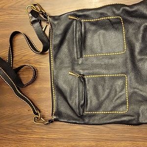 Plinio Visona large leather purse with changeable handle/strap